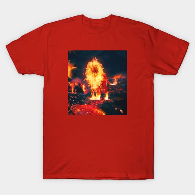 Flame Emperor T-Shirt by Ergen Art